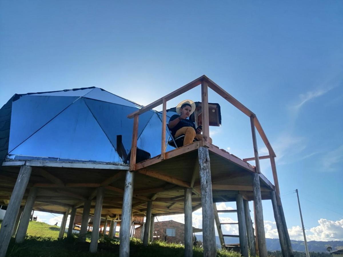 Cabanas El Mirador Del Tomine Guatavita Exterior foto